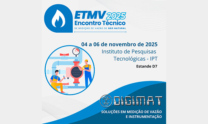 Digimat no ETMV 2025: Melhores Soluções em Medição de Vazão